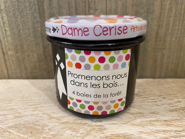 Confiture fruits rouges et noirs, épicerie Huguette & Henri, Paris
