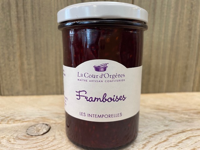 confiture de framboises, épicerie Huguette & Henri, Paris