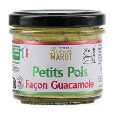 Petits pois façon guacamole, épicerie Huguette & Henri, Paris