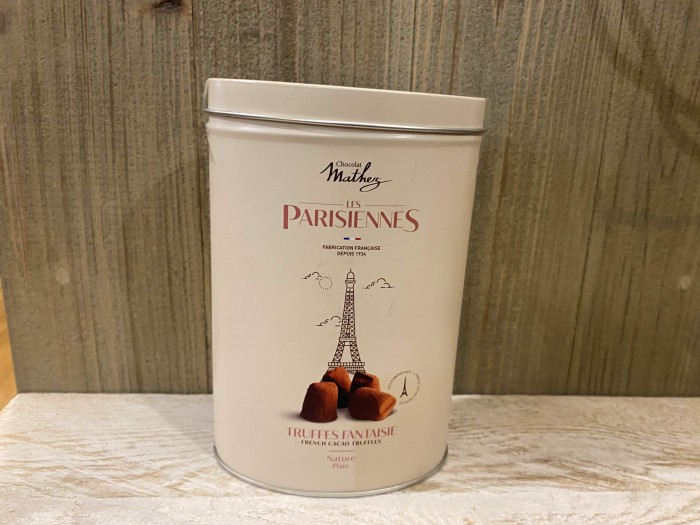 Boîte parisienne de truffes au cacao, Huguette & Henri, Paris