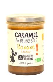 Caramel au beurre salé banane, épicerie Huguette & Henri