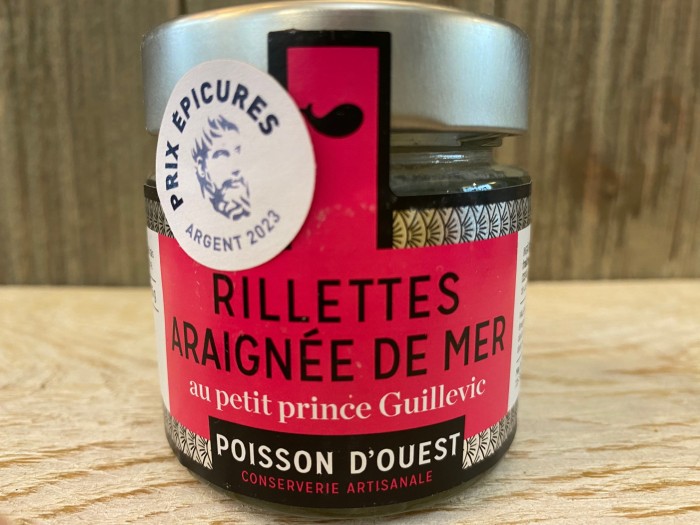 Rillettes araignée de mer, épicerie Huguette & Henri