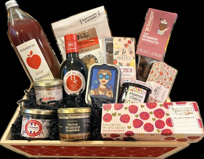 Panier garnie Fête des mères, épicerie Huguette & Henri, Paris