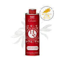 Huile olive PROVENCE AOP , olives mâturées, épicerie Huguette & Henri, Paris