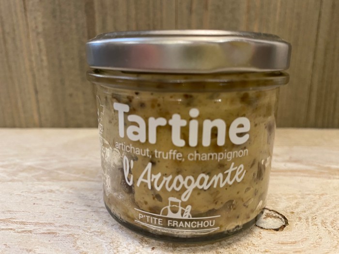 Tartinable d'apéritif artichaut, truffe, épicerie Huguette & Henri