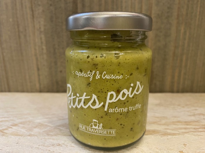 tartinade petits pois truffe, épicerie Huguette & Henri