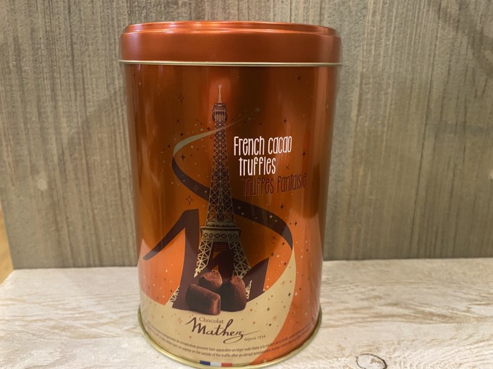 Truffes au cacao, boîte Tour Eiffel, Huguette & Henri, Paris