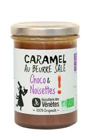 Caramel au beurre salé, choco, noisettes, épicerie Huguette & Henri, Paris