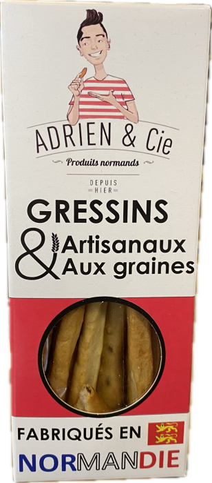 Gressins aux graines, épicerie Huguette & Henri, Paris