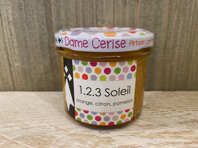 Confiture 123 Soleil, épicerie Huguette & Henri