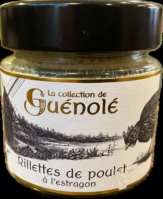 Rillettes de poulet à l'estragon