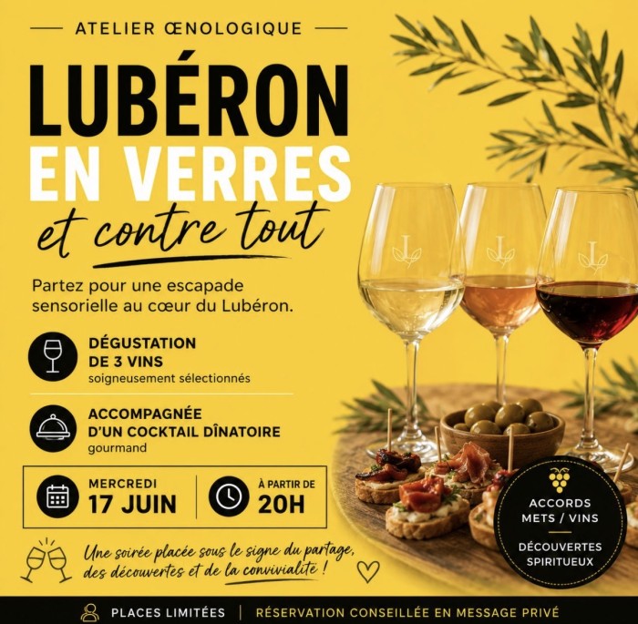 Atelier oenologique spéciale Lubéron, épicerie Huguette & Henri, Paris