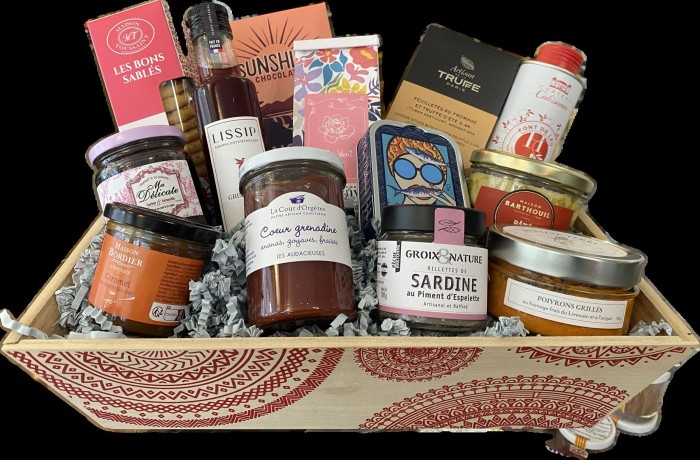 Corbeille garnie pour la fête des mères