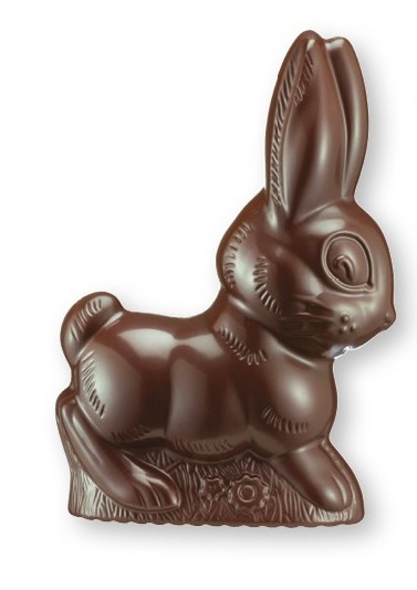 Lapin chocolat noir, épicerie Huguette & Henri, Paris