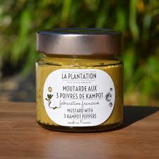 moutarde aux 3 poivres de Kampot, épicerie Huguette & Henri, Paris