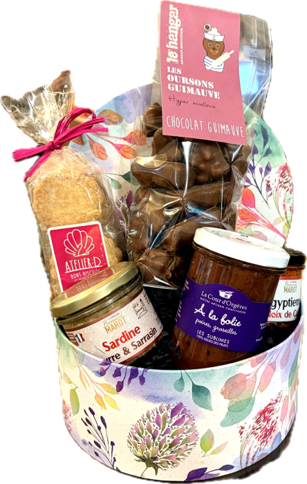 Boîte gourmande à la folie, épicerie Huguette & Henri, Paris