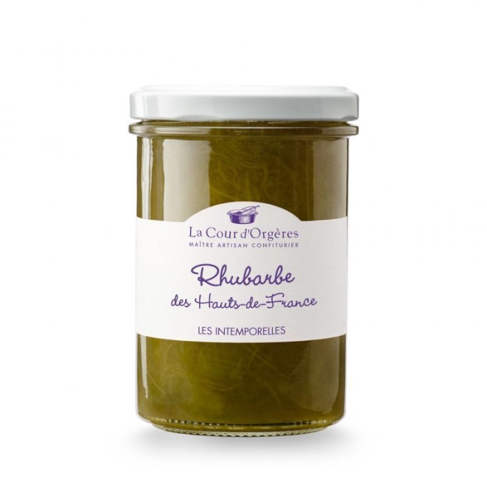 Confiture de rhubarbe, épicerie Huguette & Henri, Paris