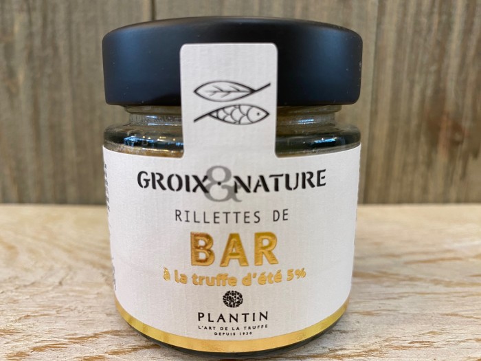 Rillettes de bar à la truffe d'été, épicerie Huguette & Henri