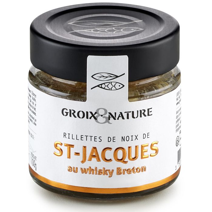 Rillettes de St Jacques au whisky, épicerie Huguette & Henri, Paris