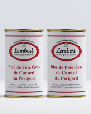 Bloc de foie gras de canard, épicerie Huguette & Henri, Paris