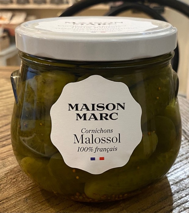 Photo des cornichons Malossol de Maison Marc de Huguette & Henri 