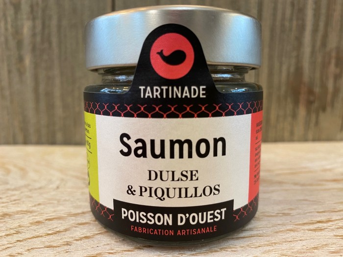 Tartinade saumon, algues et piquillos, épicerie Huguette & Henri, Paris