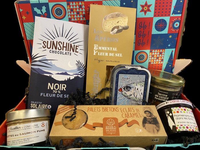 Coffret Plaisirs simples, épicerie Huguette et Henri, Paris