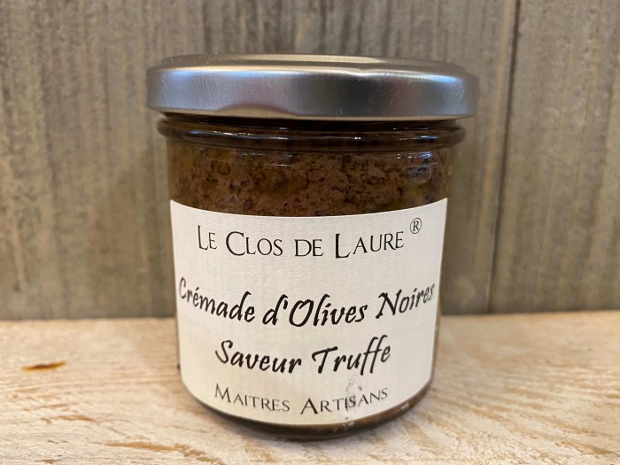 Crémade d'olives noires saveur truffe, épicerie Huguette & Henri, Paris