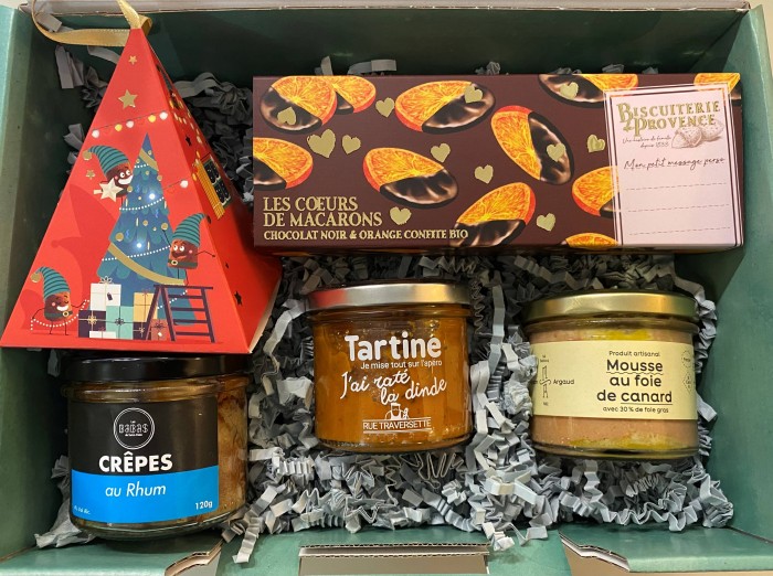 Valisette de gourmandises, épicerie Huguette & Henri, Paris