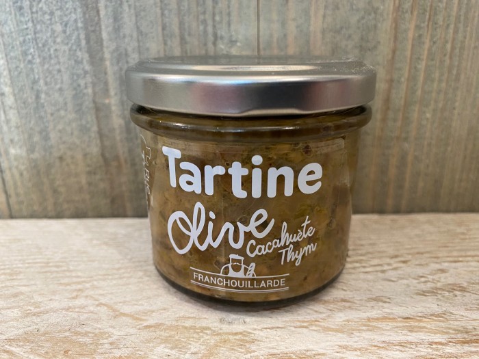 Olive, cacahuète, thym, épicerie Huguette & Henri, Paris