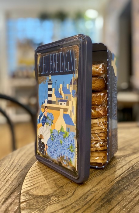 Photo du coffret de Galettes et Palets Bretons en Boite Métal 