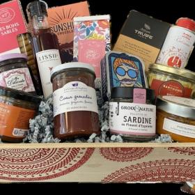 Corbeille garnie pour la fête des mères