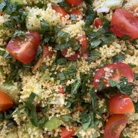 Taboulé citron, menthe aux légumes croquants
